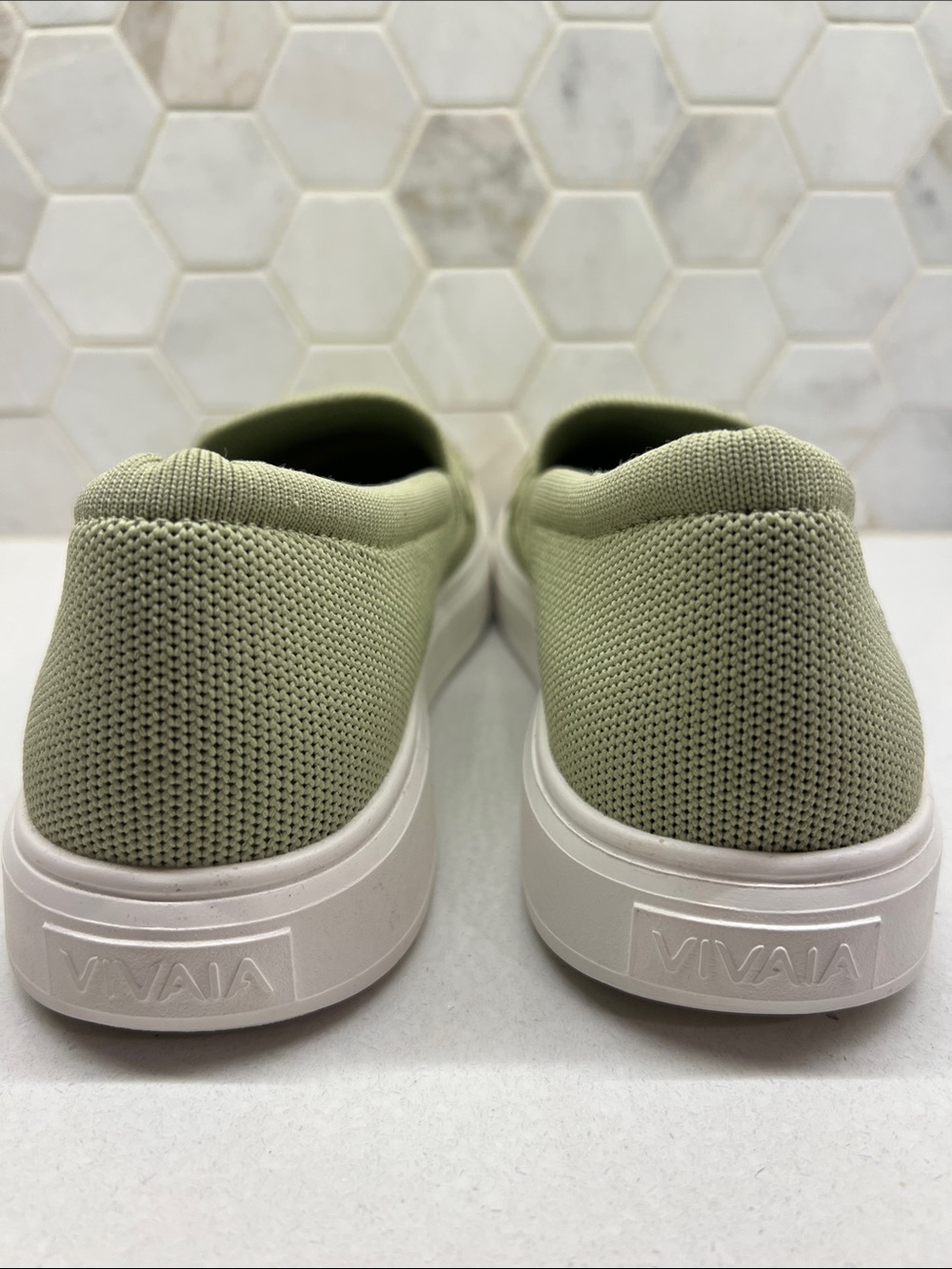 VIVAIA Classic Slip On Unisex Sneakers V Tune Matcha Green Sz 6.5 US 37 EU - Picture 3 of 5